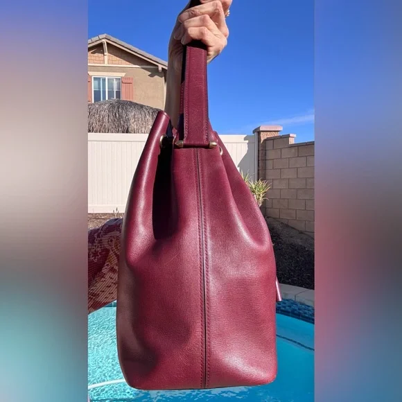 Cartier Vintage Calfskin Bucket bag with card and COA - Picture 14 of 17